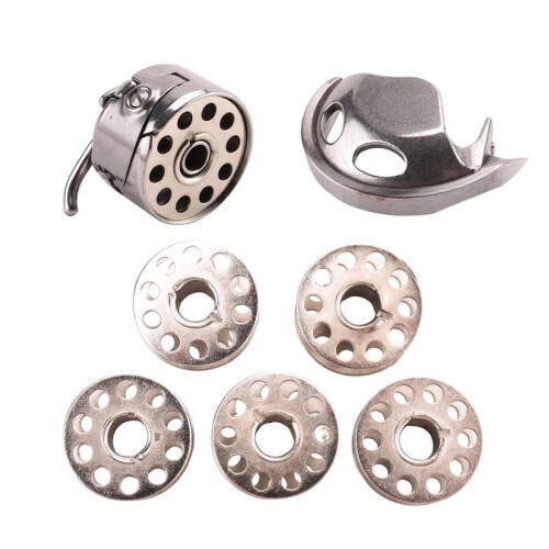 2set Sewing Tools Bobbins + Bobbin Case + Shuttle Hook for Old Style Household Sewing Machine Sewing Supplies 1