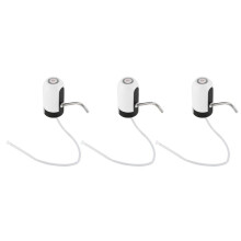 3X Water Bottle Pump, USB Charging Automatic Drinking Water Pump Electric Water Dispenser Water Bottle