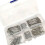 525Pc SPLIT PINS Cotter Fixings Set Assorted Sizes Zinc Plated Steel Hard Case 3