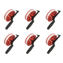 6pcs 100M Twisted String  Red Wheel Kite Reel Winder