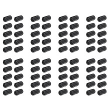 80 Pz Diametro 7 Millimetri  Ferrite Cavo Clip Nero