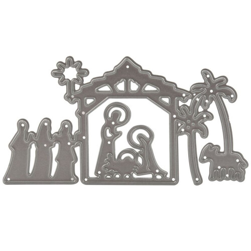 2X Cutting Dies Stencil Template Scrapbooking Embossing Machine Embossing Stencil Stencils, for Sizzix  Shot (G) 2