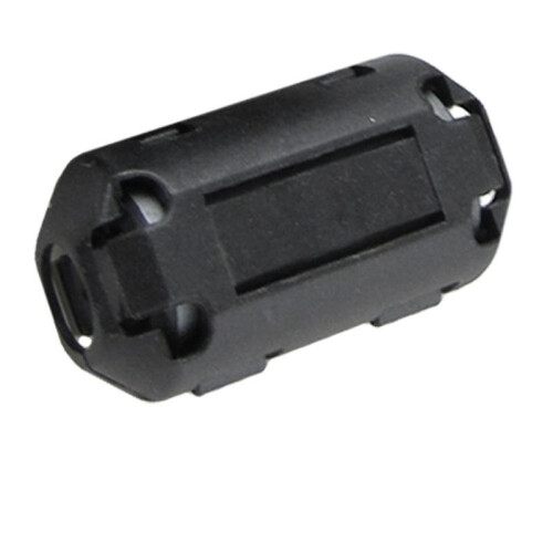 80 Pcs Movable 7mm Inner Diameter Black Ferrite Core Ring Cable Clip 1
