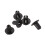 6mm X 12mm Rivetti In Plastica per Auto Clip da Auto 200 Pezzi 8