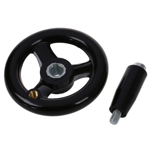 10pcs 3.9 Inch Diameter Hand Wheel W Revolving Handle for Milling Machine 1