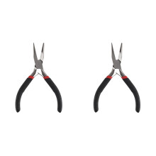 2X Handy Pliers DIY Tool Needle Nose No Tooth