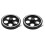 2X Roue de MèTre D'Encodeur de Mesure en Caoutchouc en Aluminium Industriel de 300Mmx10Mm pour L'Encodeur Industriel 1