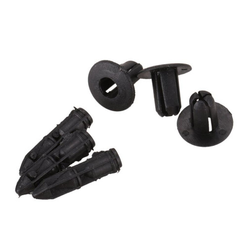 6mm X 12mm Plastic Rivets Car Push Clips 200 Pcs 2