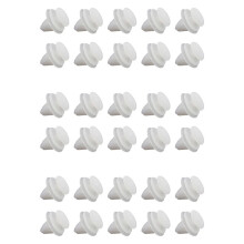 30X Autodeurpaneel Montageclips Wit voor 206 207 1007 307