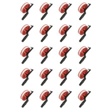 20pcs 100M Twisted String Red Wheel Kite Reel Winder