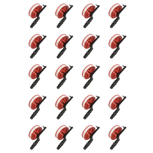 20pcs 100M Twisted String  Red Wheel Kite Reel Winder
