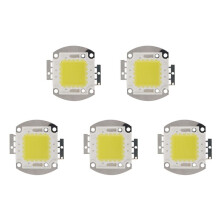 5X DC32-34V 100W 7500LM 6500K High Power LED-Birne Lampe Licht - Weiss