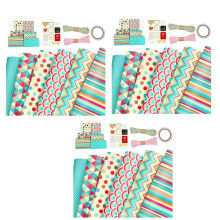 Wrapping Paper Sheets,for Christmas Birthday Party Wrapping Paper Set 18Pcs Gift Wrap Papers,Present Gift Wrapping Paper