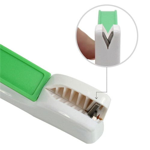 2X Tool Sharpener, Sharpening Knives, Cleavers, Axes, Machetes, Serrated Blades, Double  Cutting Blade Sharpener 2