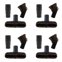4X Assorted Vacuum Cleaner Brush  Nozzle Horsehair Replacement Parts with 32/35Mm Adapater