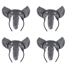 4X 3D Olifant Hoofdband Animal Farm Volwassen Kinderen Kostuum Masker Maskers Bal