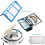 2set Replacement Accessories Kit for  V3 V3S V5 V5S V5S Pro Robot Filter Pro Robot Filters Side Brushes 4