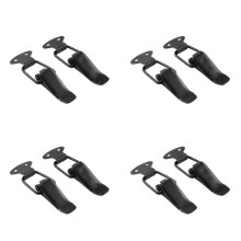 8Pcs Universal Black Car Bumpers Trunk Hatch Lids Release Fasteners Kit Hood Pin Lock Clasp Clip Kit 80x26.7mm