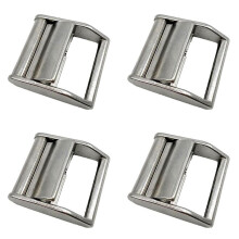 4X Nockenschnalle Ratchet Festbinden Gurt oder Gurtband Cargo Zurrende Wimpern Gepäcktasche Gürtel Metallschnalle, 38 mm Edelstahl 304
