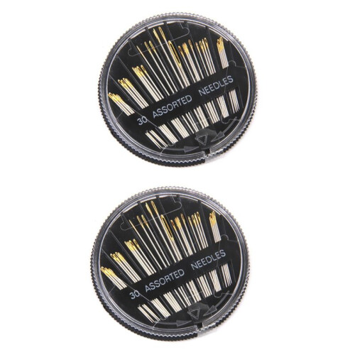 60pcs Assorted Hand Sewing Needles Embroidery Mending  Quilt Sew Case