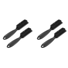4 PZ Fade Brush Pettine Forbici Spazzola per La Pulizia Barber Shop Skin Fade Vintage Oil  Shape Carving Spazzola per La Pulizia