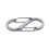 20 Pcs  S Shape Key Chain Carabiner Fuse Clips (Silver) 6