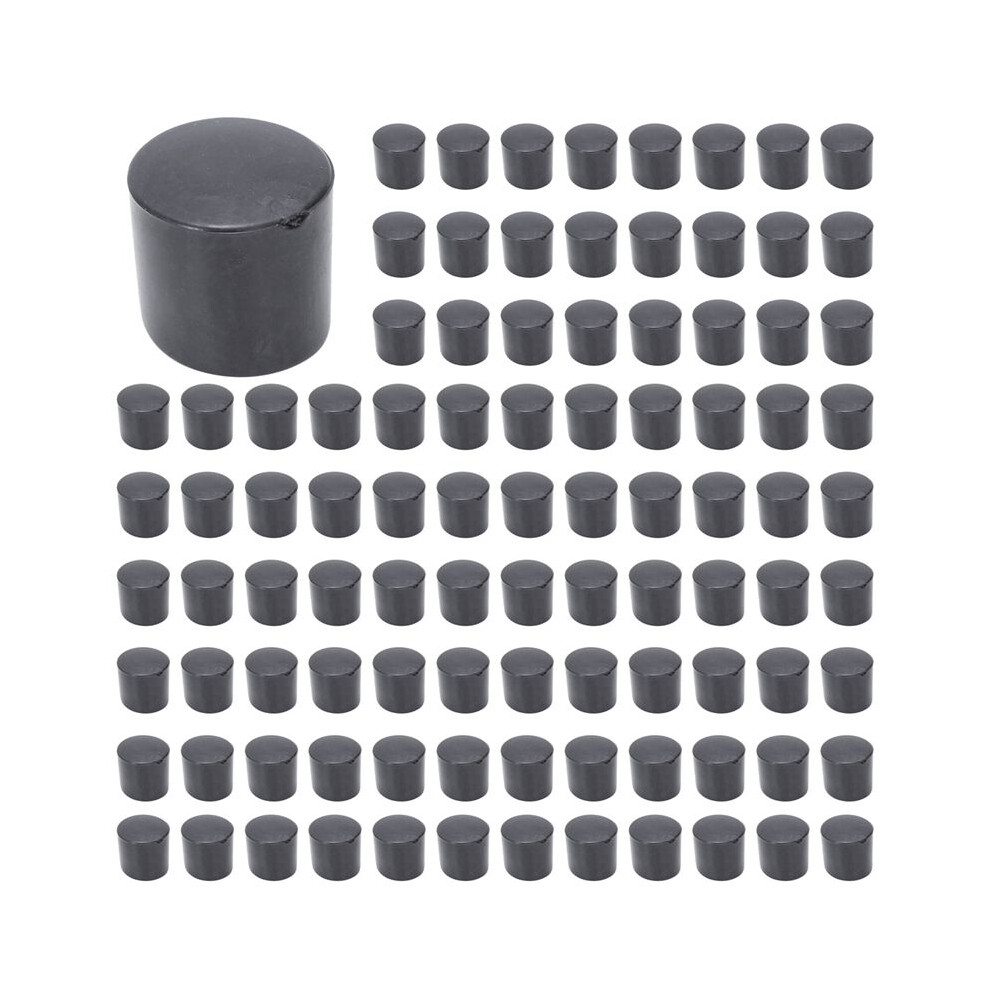 500 Pcs Black Rubber Pvc Flexible Round End Cap Round 12Mm Foot Cover 6032301786820