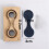 2X Leather Keychains Cutting Die, Leather Cutting Mold for DIY Leather Crafts Making 6