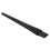 10 Pcs 1.5 X 0.5cm Black Plastic Round Handle Anti Static ESD Brush 6
