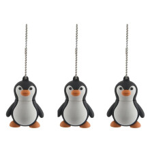 3X 16GB Nieuwigheid Schattige Babypinguïn USB 2.0 Flash Drive Data Memory Stick-Apparaat - Zwart en Wit