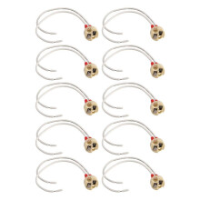 20X MR16/GU5.3 Socket Halogen LED Bulb Holder Base Ceramic Cable Main Wire Connector