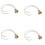 4X MR16/GU5.3 Socket Halogen LED Bulb Holder Base Ceramic Cable Main Wire Connector 1