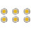 6X 100W LED Lamp High Power Chip DIY Lamp Light Lighting Warm White 1