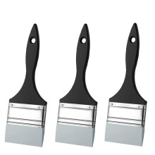 3X Pennello per Modellare I Colori nel Silicone Pennello per Pittura nel Silicone Piatto e Largo, Strumento Flessibile per Pittura nel Acrilico e un