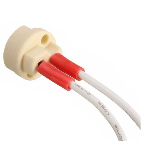 4X MR16/GU5.3 Socket Halogen LED Bulb Holder Base Ceramic Cable Main Wire Connector 2