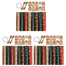 24 Sheets Gift Wrapping Paper,for Christmas Birthday Party Wrapping Paper Gift Wrap Papers,Present Gift Wrapping Paper