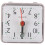 3PCS Portable Cute  Cartoon Multi-Function Table Clocks(White) 3