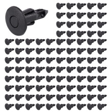 1000 Stücke Auto Form Tür Kotflügel 5Mm Loch Kunst Stoff Nieten Befestigung Schwarz.