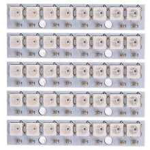 5Stück 8 X WS2812B 5050 RGB, das LED-Licht Brett Streifen Faehrt Eingebaute Farbenreiche Fuer NAZE32 CC3D