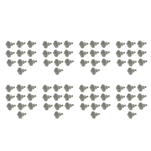 80 PCS Grey Plastic Parcel Shelf Clip Early Type End for  Juke 799161KA3A