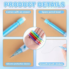 32PCS Mechanical Pencils for Kids,32pcs Automatic Pencils Pencil Stationery Supplies for Writing Drawing