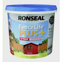 Ronseal RSLFLPPRC5L 5 Litre Fence Life Plus Paint - Red Cedar