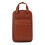 PU Leather Drumstick Bag Backpack with Multiple Pockets, WaterResistant, Dual Straps, Brown 1