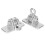 2Set Schaukel Kleiderbügel Eisen Suspension 4