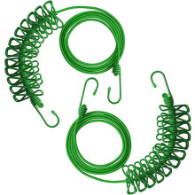 Travel Camping Clothesline, Retractable & Windproof, Anti-Skid Clips with Portable Laundry Drying for Indoor & Outdoor Use