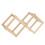 Decorative Storage Solution, Solid Wood Construction Offers Durability, Portable Wine Rack For Flexible Placement, No Assembly Required Means Instant 1