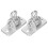 2Set Schaukel Kleiderbügel Eisen Suspension 4