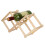 Decorative Storage Solution, Solid Wood Construction Offers Durability, Portable Wine Rack For Flexible Placement, No Assembly Required Means Instant 3