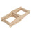 Decorative Storage Solution, Solid Wood Construction Offers Durability, Portable Wine Rack For Flexible Placement, No Assembly Required Means Instant 6
