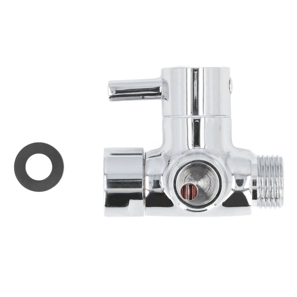 3-Way Universal Shower Valve For Home, Solid Brass Shower Arm Diverter Ensures Smooth Water Transition Between Handheld And Fixed Showerheads, High-Qu 9148971566772